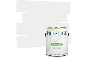 PRESTIGE Paints Interior Paint and Primer in One, 1 Gallon, Satin, White