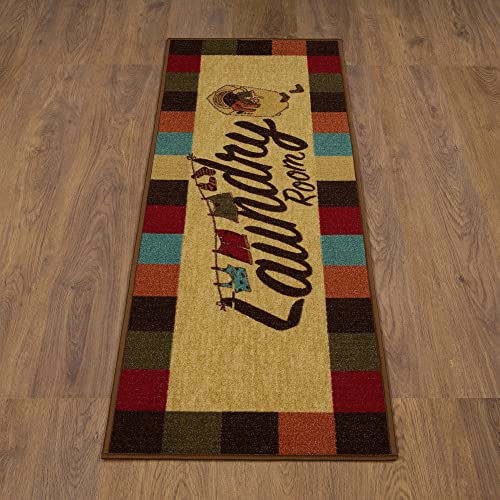 Ottomanson Laundry Collection Checker Design Indoor Turkish Laundry