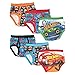 Hot Wheels 6-Pack Boys Briefs Toddler Little Big Kid Cars (4, Assorted)