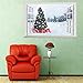 Highpot 3D Fake Windows Wall Stickers Removable Faux Windows Wall Decal Christmas Wall Sticker (B)
