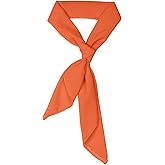 Rajputana Chiffon Scarf Ribbon Neck Scarf 23.5"x23.5" 27.5"x27.5" 30"x30" Square Solid Accessories for Costume