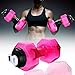 Atneato 74 OZ Dumbell Water Bottle - Leakproof Lid/Flip Top/Big Capacity/Travel Water Jug(BPA Free)