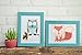 Woodland Creatures Party Supplies | Nursery and Baby Shower Decorations | Set of 6 HEAVY Card Stock Figures | LARGE, DURABLE and REUSABLE