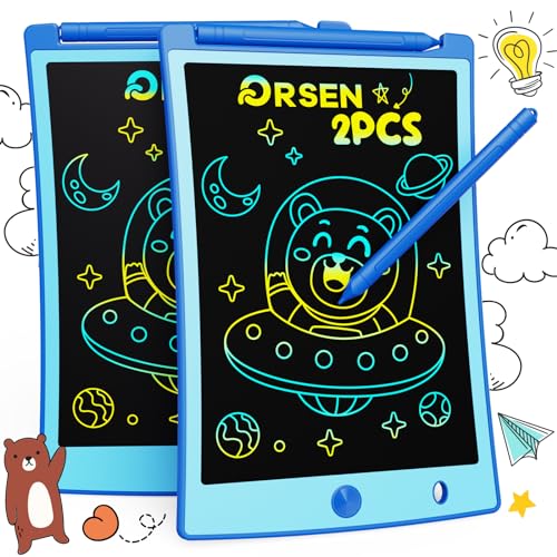 ORSEN 2 Pack LCD Writing Tablet for Kids, Colorful
