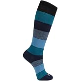 ja vie Women & Men Comfy 75% Merino Wool Compression Socks 15-20mmHg Extra Soft