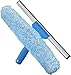 Unger Professional Window Cleaning Tool: 2-in-1 Microfiber Scrubber and Squeegee, 14" primary