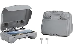 BEHORSE Mini 4 Pro/Mavic 4 Pro/Flip/Neo/Air 3S/Air 3 Sun Hood,3 in 1 Sunshade Protector for DJI RC 2 Remote Controller Joysticks Cover Full Screen Protection Accessories