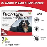 Merial Frontline Plus for Dogs, 89-132 Lb, 3 Doses