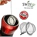 Swivgo Stainless Steel Insulated Travel Mug with Stainless Steel Tea Infuser Ball