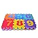 Alphabet and Numbers Foam Puzzle Play Mat,NON-TOXIC EVA 36 Piece Multi-Color Children Play & Exercise Mat By Chuanyue