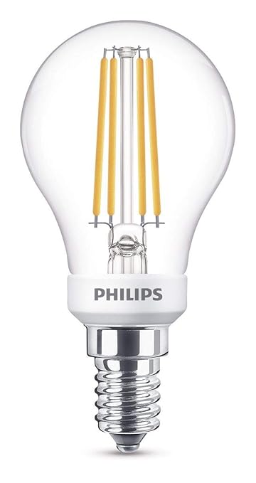 Philips LEDclassic Lampe ersetzt 40W, E14, warmweiß (2700 Kelvin), 470 Lumen, Tropfen, dimmbar