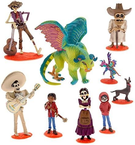 Disney Coco Deluxe- 9 Piece Figure Playset