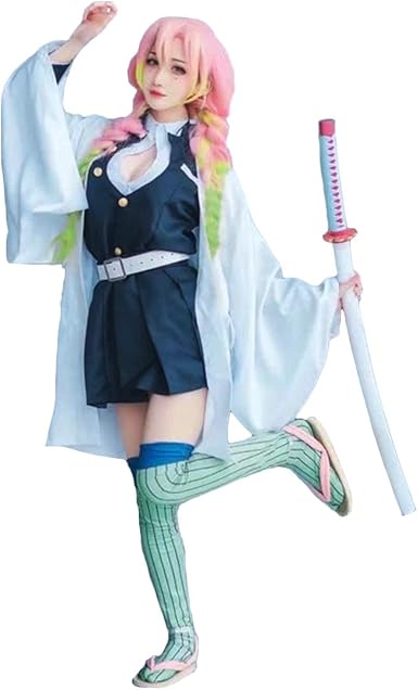 Kanroji Mitsuri Cosplay Costume Uniform 