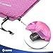 EBUNG Self Inflating Sleeping Pads – Auto-Inflate Valve Inflatable Backpacking Sleeping Pad – Pillow Inflatable by Mouth – Folds Compact & Includes Carry Bag – Improved Cushion with Tufted Design