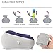 Travel Foot Rest Pillow - Leg Up Footrest for Travel Office & Home Leg Up Footrest Recliner Relax Cushion, Blue