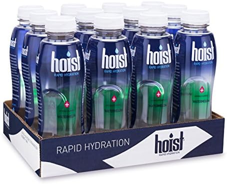 Hoist Premium Hydration Sports Drink, Watermelon, 16.9 Ounce (Pack of 12)