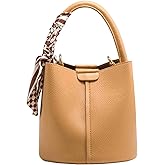 LREUIP Women's bucket bag Mini PU leather bag Y2K shoulder bag minimalist crossbody bag designer shoulder bag