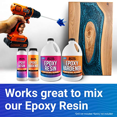 Resin Mixer Epoxy Mixer and Paint Mixer Drill Attachment Paint Stirrers