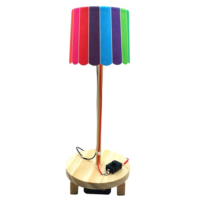 OSALADI 1PCS Children's Creative Small Table Lamp DIY Technology