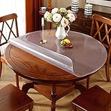 OstepDecor Frosted Round Table Cover Protector 2mm