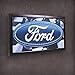 Crystal Art - Ford Logo Framed Flashing LED Sign