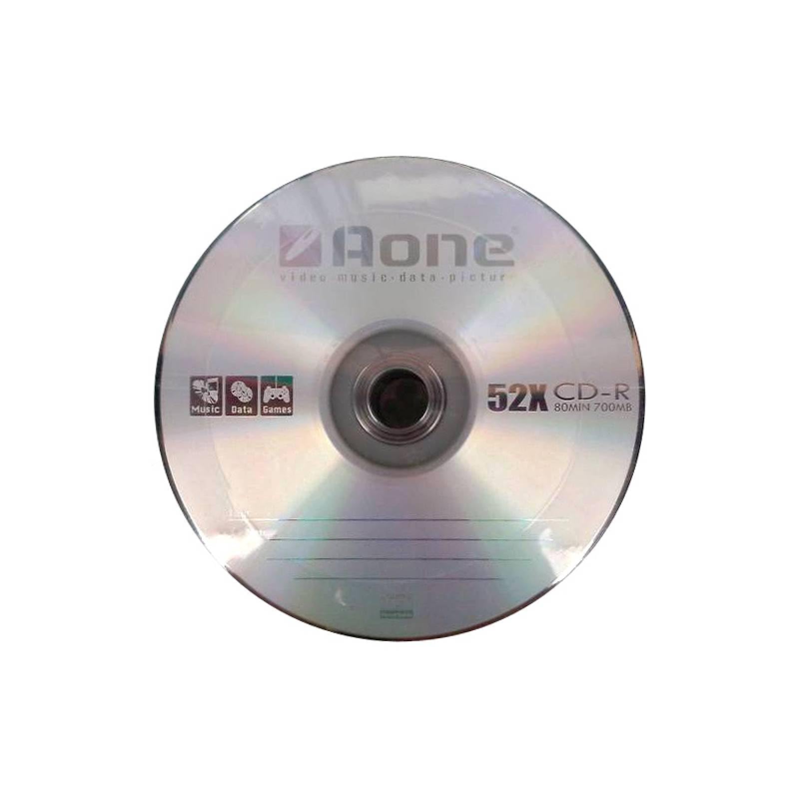 Aone CDR 52X 25PCS Video - Music - Data - Pictures