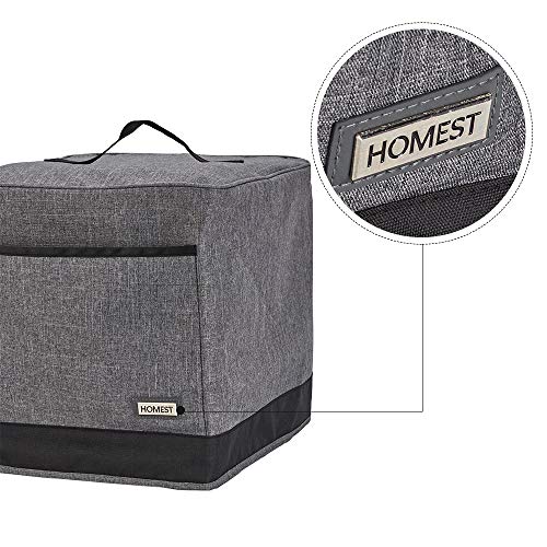 HOMEST Air Fryer Dust Cover with Accessory Pocket Compatible with