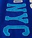 Aeropostale Men's Nyc 1987 Times Square Logo Graphic T Shirt M Spirit Blue