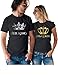 Her King His Queen Matching Couple T Shirts - His and Hers Custom Shirts - Couples Outfits for Him and Her