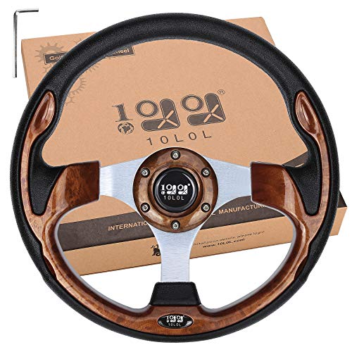 10L0L Golf Cart Steering Wheel, Universal Design Fit EZGO RXV & TXT