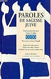 Paroles de sagesse juive by