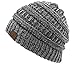 Funky Junque 4 Tone Beanie - Grey/Black #31