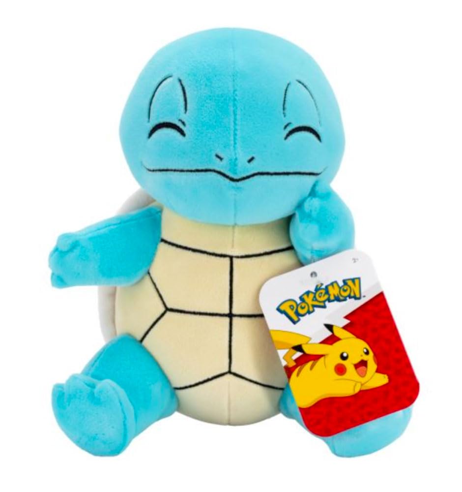 Pokemon Official & Premium Quality 8-Inch Squirtle Plush