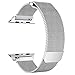 OROBAY Compatible with Watch Band 38mm 40mm, Stainless Steel Milanese Loop with Magnetic Closure Replacement Band Compatible with Watch Series 4 Series 3 Series 2 Series 1, Silver