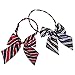 BMC Womens 4 Pack Various Pattern Adjustable Pre-Tied Bow Knot Tie Accessory Set