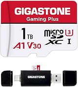 Gigastone 1TB Gaming Plus Micro SD Card Nintendo Switch 1 USB C Reader 4K