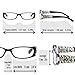ALTEC VISION Women's Reading Glasses - 4 Pairs Ladies Fashion Print Readers 1.50