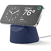 elago MS1 Charging Stand Compatible with MagSafe Charger - Premium Silicone Stand Compatible with iPhone 17/16/15/14/13/12 Series, for iOS Standby Mode [Jean Indigo][Charging Cable Not Included]