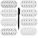 Eboot 40 Pieces Clothing Size Dividers Retail Round Closet Size Dividers White Hangers Plastic Clothes Rack Preprinted in XXS to XXL for Home or Clothing Store