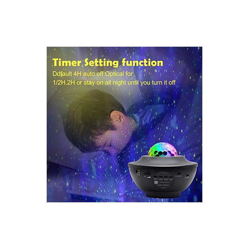 ANDRIMAX Star Projector, 3 in 1 Voice Control Star LED Night Lights