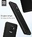 Ringke Onyx Compatible with Galaxy A8 Plus 2018 Case Fine Brushed Metal Design Flexible & Slim Dynamic Stroked Line Pattern Trim Durable Anti-Slip TPU Impact Shock-Absorbent Case - Black