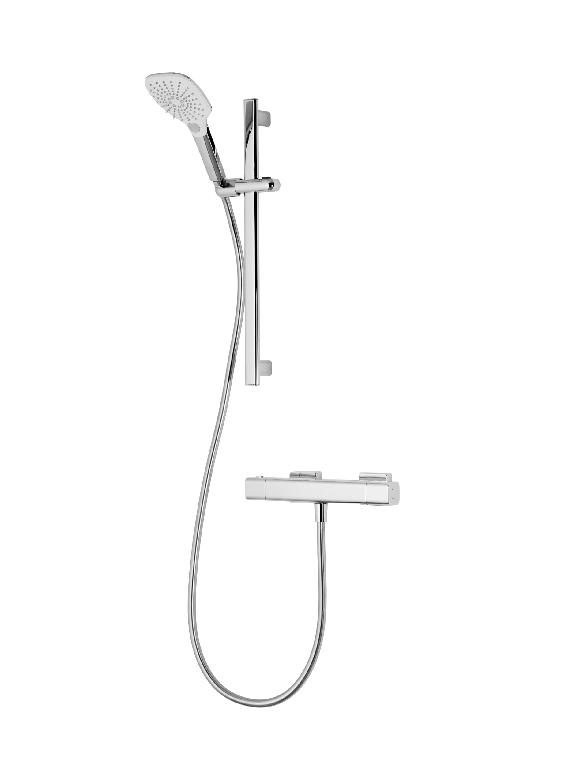 Triton Showers | Velino Cool Touch Bar Mixer | Triton Showers| Thermostatic Shower Mixer Set | Chrome | Cool Touch Technology | Handheld Shower | Anti Scald Shower | Mixer Bar Kit