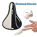 USHAKE Bike Gel Seat Cushion Cover, Bicycle Saddle Seat Cover for Women and Men in Road Bike Cruiser and Stationary Exercise Bike, Outdoor or Indoor Cycling (02blue)…