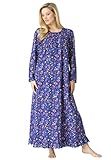 Dreams & Co. Women's Plus Size Long Sleeve Gown