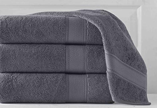 Grund Luxury Spa Towel, 100% Certified Organic Turkish Cotton, 36-Inch by 72-Inch, Slate Gray, 1 piece