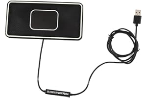 15W Car Charger Pad with Fast Charging and Phone Stand Dock, Silicone Non-Slip Design Compatible with Multiple Smartphone Mod