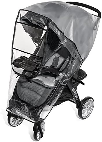 Kepler Brands Premium Stroller Cover Weather Shield Easy in/Out Zipper Universal Size Waterproof Protects Against Wind Rain Snow Insects