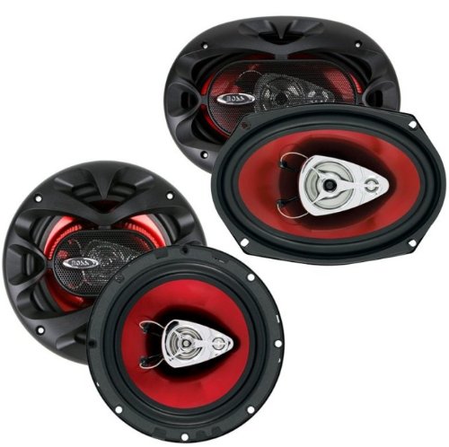 UPC 914850236529, NEW BOSS CH6530 6.5&quot; 3 Way300w + 6x9&quot; CH6930 350W Car Coaxial Speakers Package