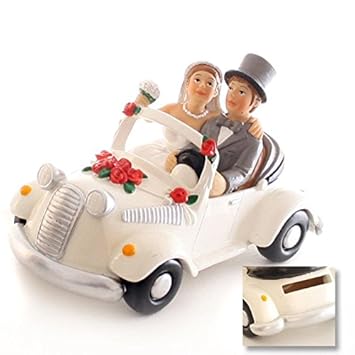Annastore Spardose zur Hochzeit -Brautpaar im Oldtimer-
