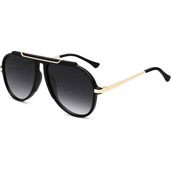 Marc Jacobs Sunglasses Aviator Full Rim, Gold/Black Frame  display picture 3